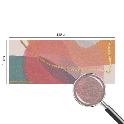 Tiskana fototapeta flis Barvite oblike