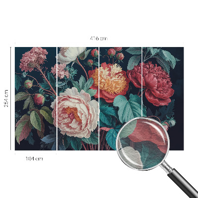 Fototapeta po meri Barvite rože