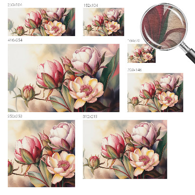 Flis fototapeta za otroško sobo Šopek rož