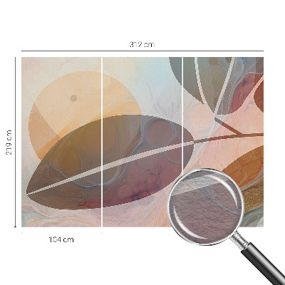 Moderna fototapeta Harmonični listi