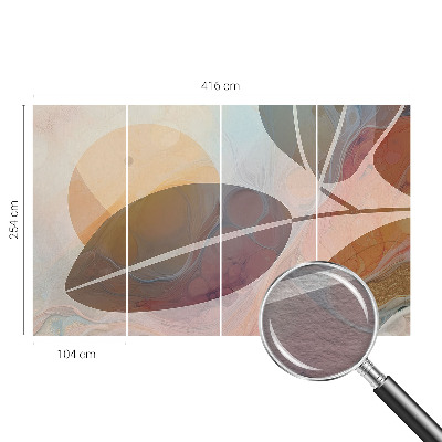 Moderna fototapeta Harmonični listi