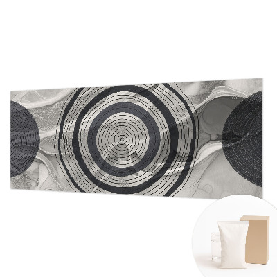 Visokokakovostna fototapeta Sivi krogi