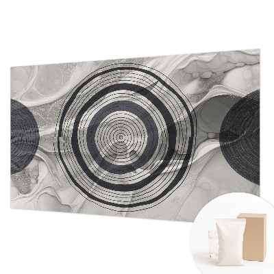 Visokokakovostna fototapeta Sivi krogi