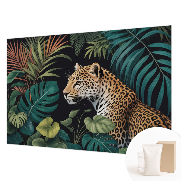 Fototapeta s tiskom z motivom eksotičnega leoparda