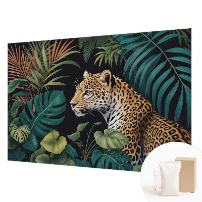 Fototapeta s tiskom z motivom eksotičnega leoparda