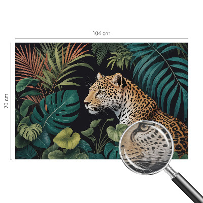 Fototapeta s tiskom z motivom eksotičnega leoparda