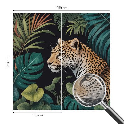 Fototapeta s tiskom z motivom eksotičnega leoparda