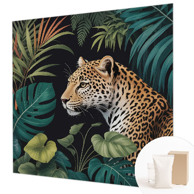 Fototapeta s tiskom z motivom eksotičnega leoparda