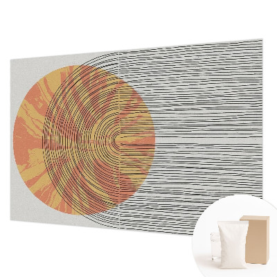 Foto tapeta Krog s črtami