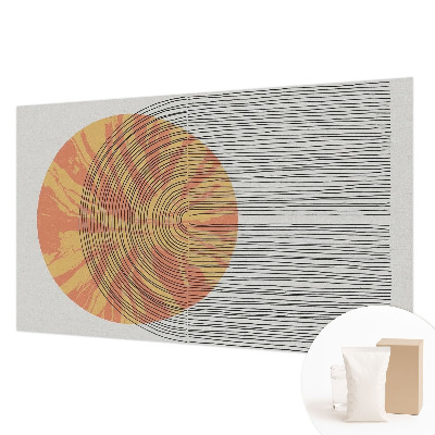 Foto tapeta Krog s črtami