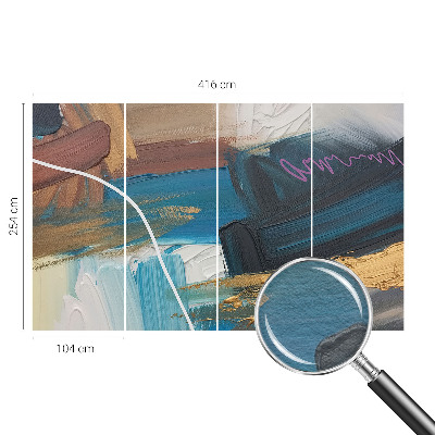 Tiskana fototapeta flis z abstraktnim vzorcem