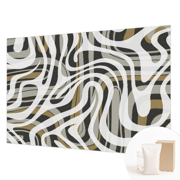 Stenska fototapeta flis Abstraktne črte