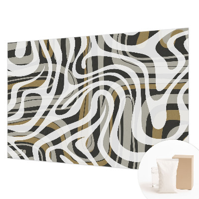 Stenska fototapeta flis Abstraktne črte