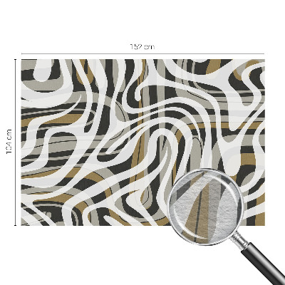 Stenska fototapeta flis Abstraktne črte