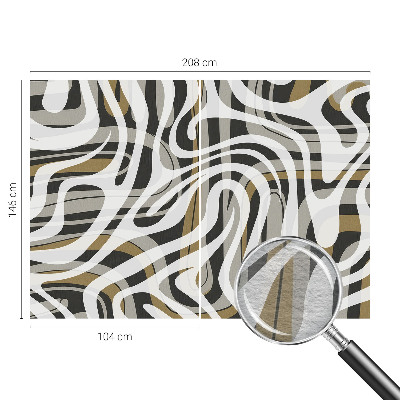 Stenska fototapeta flis Abstraktne črte