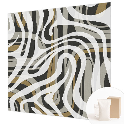 Stenska fototapeta flis Abstraktne črte