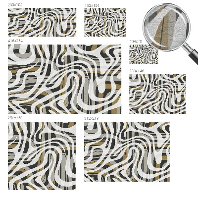 Stenska fototapeta flis Abstraktne črte