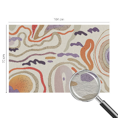 Flis fototapeta za otroško sobo Abstraktni vzorci