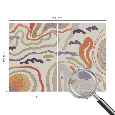 Flis fototapeta za otroško sobo Abstraktni vzorci