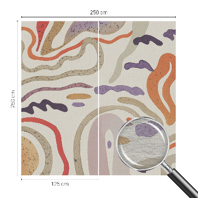 Flis fototapeta za otroško sobo Abstraktni vzorci