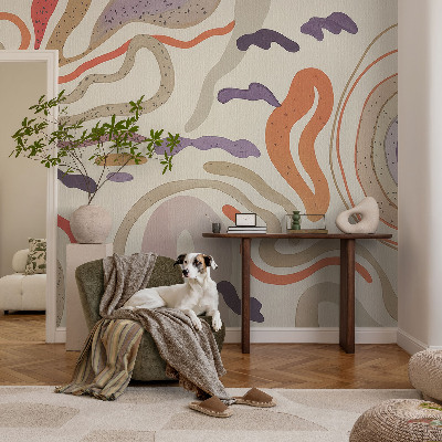 Flis fototapeta za otroško sobo Abstraktni vzorci