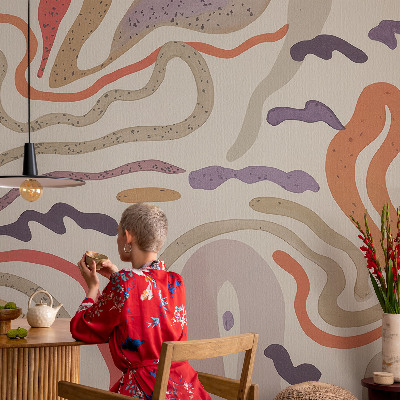 Flis fototapeta za otroško sobo Abstraktni vzorci