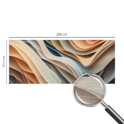Fototapeta za steno z motivom valovitih oblik