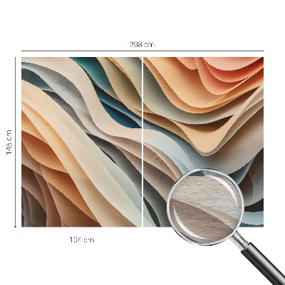 Fototapeta za steno Valovite oblike