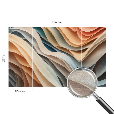 Fototapeta za steno Valovite oblike