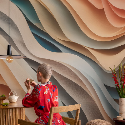 Fototapeta za steno Valovite oblike