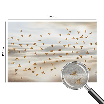 Moderna fototapeta s prikazom ptic v letu