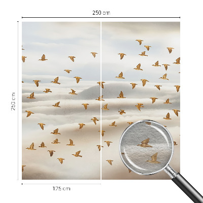 Moderna fototapeta s prikazom ptic v letu