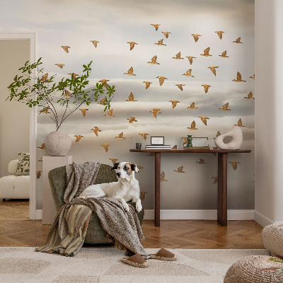 Moderna fototapeta Ptice v letu