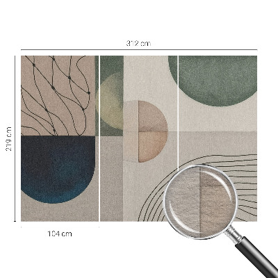 Visokokakovostna fototapeta z motivom geometrijskih oblik