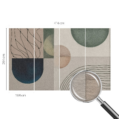 Visokokakovostna fototapeta z motivom geometrijskih oblik