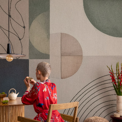 Visokokakovostna fototapeta z motivom geometrijskih oblik