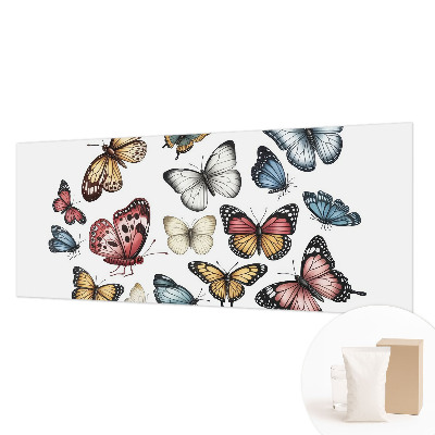 Stenska dekoracija fototapeta Rajski metulji