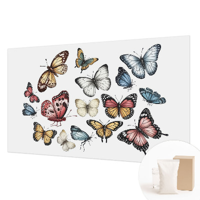 Stenska dekoracija fototapeta Rajski metulji