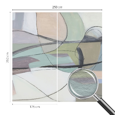 Fototapeta s tiskom Pastelne črte