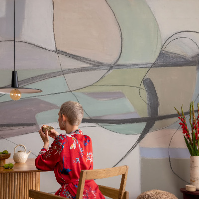 Fototapeta s tiskom Pastelne črte