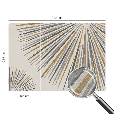 Fototapeta z motivom geometričnih ventilatorjev