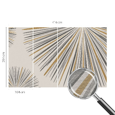 Fototapeta z motivom geometričnih ventilatorjev