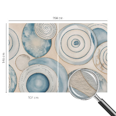 Netkana fototapeta Spiralni vrtinci