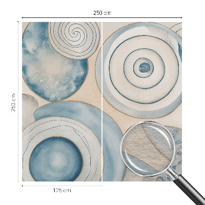 Netkana fototapeta Spiralni vrtinci