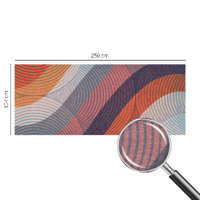 Flis fototapeta Barviti valovi