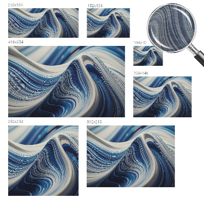 Flis fototapeta za otroško sobo z motivom harmonične abstrakcije