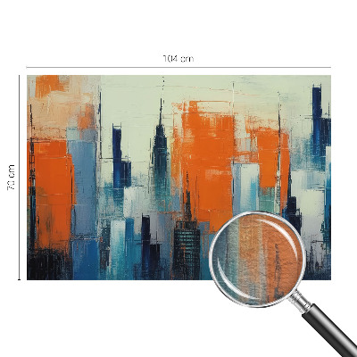 Fototapeta za spalnico Abstraktno mesto