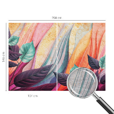 Visokokakovostna fototapeta Abstraktni listi