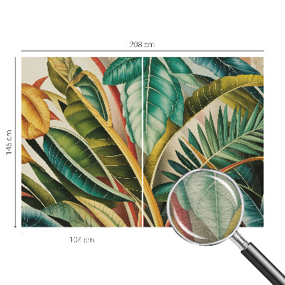 Fototapeta s tiskom Eksotični listi