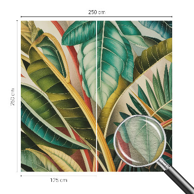 Fototapeta s tiskom Eksotični listi